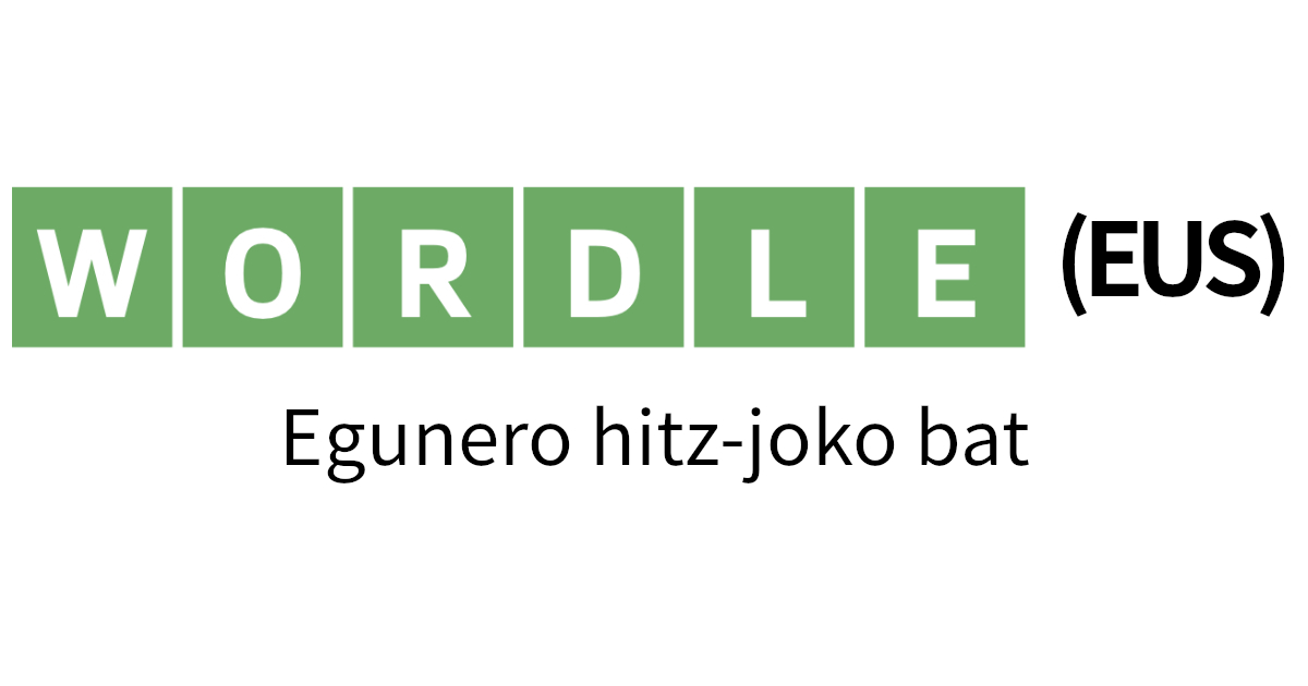 Wordle (EUS)